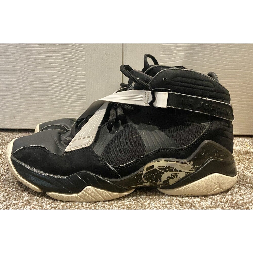 Nike Air Jordan VIII Retro 8.0 Dark Charcoal Black White Mens Size 9.5